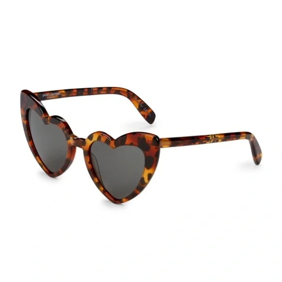 Heart-Shaped Tortoise Shell Sunglasses - Picture 2 of 6